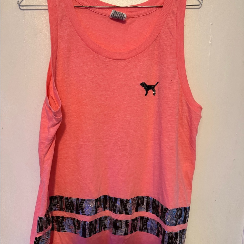 PINK Victoria's Secret Coral Tank Top